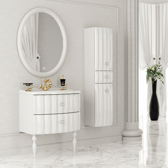 Мебель для ванной Aima Design Pearl 70 white