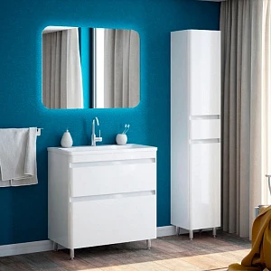 Мебель для ванной Corozo Алабама 80 Z2 белый напольная