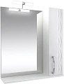 Зеркало-шкаф Triton Кристи 003.42.0800.101.01.01 R c подсветкой, белый - превью 2