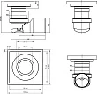 Душевой трап Magdrain F01G50-QL - превью 2
