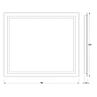 Зеркало Evoform Ledline BY 2134 70х60 см без выключателя 22 W - превью 1