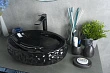 Раковина Gid Lago 9030bf накладная 48х34 черная глянцевая - превью 2