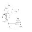 Смеситель Fiore Kevon 81CR8120 для раковины с донным клапаном - превью 1