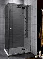 Душевой уголок Radaway Almatea KDJ 100x80 стекло графит R - превью 2