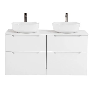 Тумба со столешницей BelBagno Etna H-60 120 подвесная, 4 ящика, Bianco Lucido