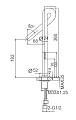 Смеситель для раковины Wonzon & Woghand LOOP WW-112-00-508 черный - превью 1