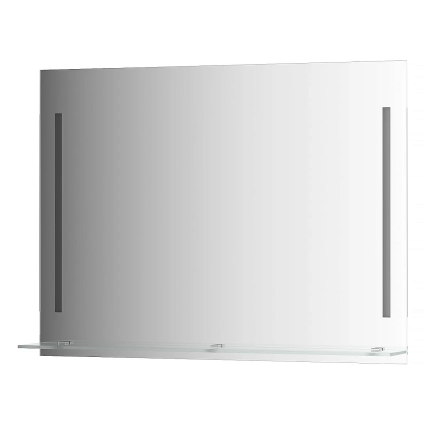 Зеркало Evoform Ledline-S BY 2166 с полочкой и светильником 100x75 см