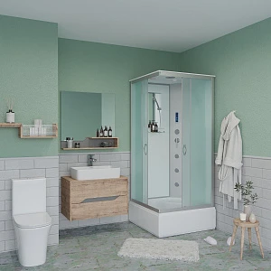 Душевая кабина Niagara Classic NG-1108-14F 90x90x220 с гидромассажем