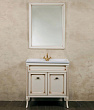 Мебель для ванной La Beaute Classic Vivien Porta 80 слоновая кость с патиной, фурнитура бронза
