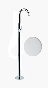 Смеситель Webert Rimini RI832101740 напольный для раковины, белый матовый