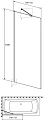 Шторка на ванну Radaway Idea Black PNJ II 70 - превью 2