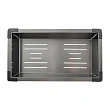 Мойка кухонная Gappo GS8350-6 с коландером, двойная, графит - превью 1