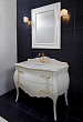Мебель для ванной La Beaute Classic Holly перламутр бежевый глянец, фурнитура золото