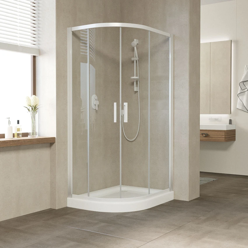 Душевой уголок Vegas Glass ZS-F NOVO h2000 110*100 01 CRYSTALVISION