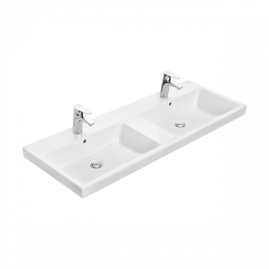 Мебельная раковина Roca The Gap A3270YS000 120х46 двойная, белый
