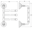 Полотенцедержатель 3SC Stilmar STI 011 хром - превью 2