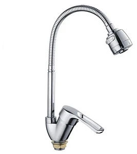 Смеситель для кухни Frap H701 F43701-B с гибгим изливом
