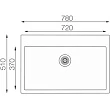 Мойка кухонная TopZeroGretta 780.510-49 Titan 49, 51х78 см - превью 1