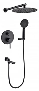 Душевой комплект Grocenberg Shower GB5001BL черный матовый