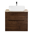 Тумба со столешницей BelBagno Etna H-60 60 подвесная, 2 ящика, Rovere Moro