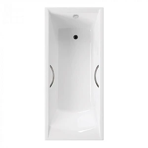 Чугунная ванна Delice Prestige DLR230615R 170х80 с отверстиями под ручки, без ножек