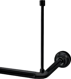 Карниз для ванны Grekon 1270-170/21BLK черный, с подвесом