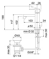 Смеситель Treemme Q 5620.CC для биде - превью 2