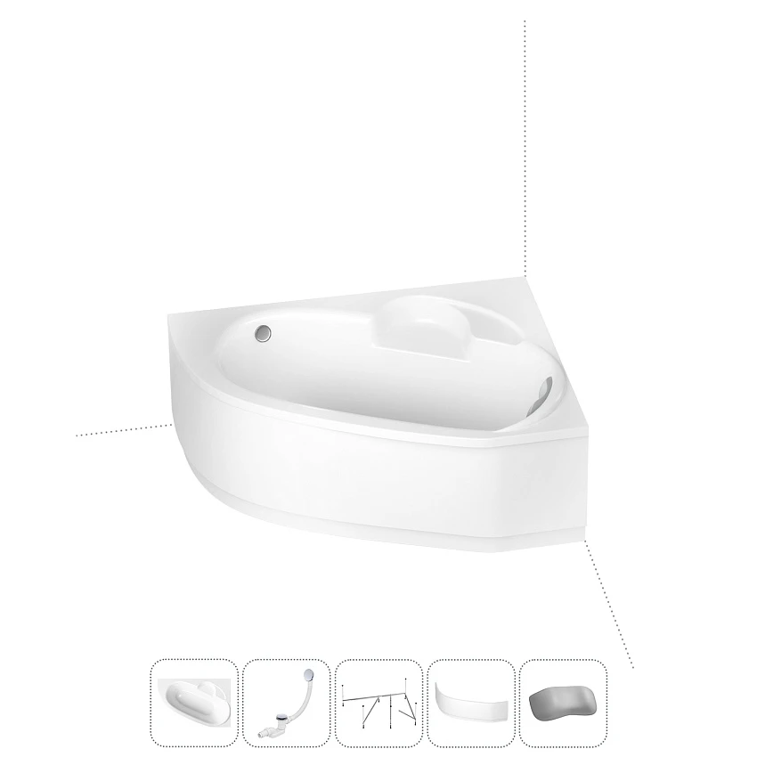 Комплект с ванной Lavinia Boho Bell Pro 202011634