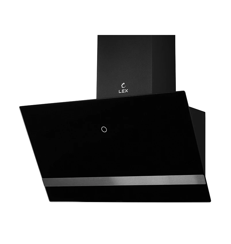 Кухонная вытяжка LEX Touch Eco 600 Black наклонная