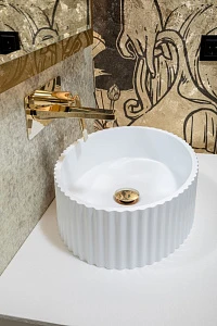 Раковина накладная Boheme Canale 878-W 50х35 см, белая