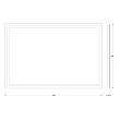 Зеркало Evoform Ledline BY 2138 120х80 см без выключателя 35,5 W - превью 1