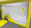 Акриловая ванна Jika Constance 170x115 R без каркаса - превью 2