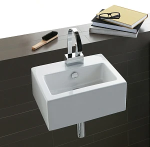 Раковина Simas Frozen FZ14bi*1 подвесная 43x33 см, с отверстием под смеситель