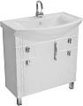 Тумба с раковиной Triton Кристи 80, 3 двери, 2 ящика, белая - превью 1
