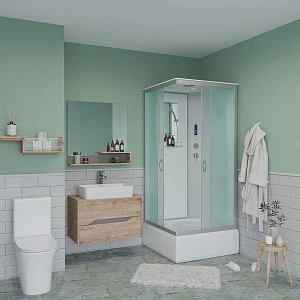 Душевая кабина Niagara Classic NG-1108-14P 90x90x215