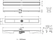 Душевой лоток Berges Wasserhaus B1 Antik 092024 60 см, золото - превью 1