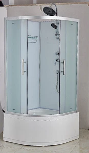 Душевая кабина Imwei XH-90FS 90х90 профиль хром, стекло матовое