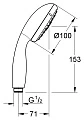Душевая лейка Grohe Tempesta New 100 28261001 - превью 1