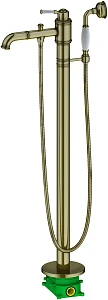 Смеситель Timo Arisa 5300/02Y-CR antique напольный, для ванны с душем, с внутренней частью