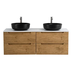 Тумба со столешницей BelBagno Etna 120 (60+60) подвесная, 4 ящика, Rovere Nature