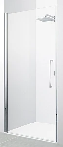 Душевая дверь в нишу Novellini Young 2.0 1B Y21B77-1K хром, прозрачное стекло