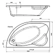 Акриловая ванна Mirsant Фанагория 170x100 R - превью 1