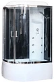 Душевая кабина Royal Bath RB 8120BK3-BT-CH 120x80 см (черное/прозрачное) правая - превью 1