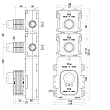Скрытая часть Fima Carlo Frattini Fimathermbox F2462 для смесителя - превью 1
