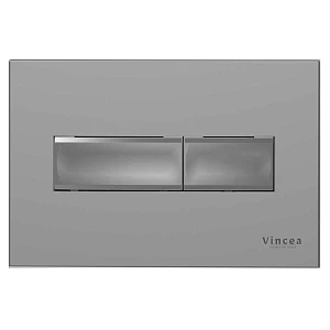 Кнопка смыва Vincea Line VFP-732MG серая матовая