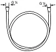 Душевой шланг Kludi Sirenaflex 6100705-00 - превью 1