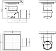 Душевой трап Magdrain F06G50-HL - превью 2