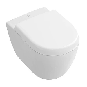 Унитаз подвесной Villeroy & Boch Subway 2.0 5606R0R1 укороченный, alpin CeramicPlus