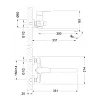 Душевой комплект Lemark Point LM0379C "2 в 1" смеситель + штанга - превью 1