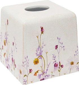 Бокс для салфеток Croscill Pressed Flowers 6A0-006O0-9928/990 белый